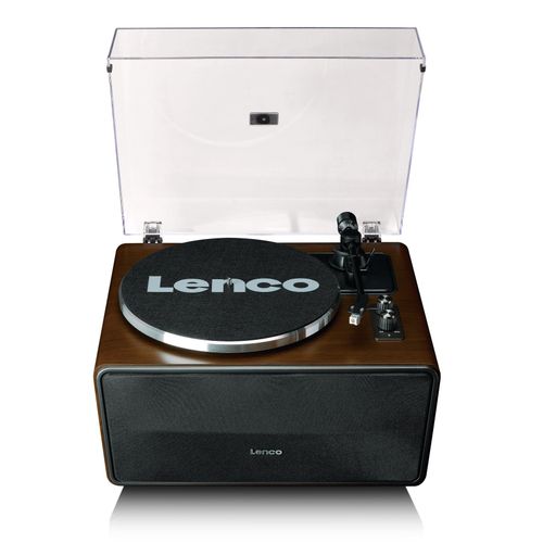 Lenco LS-470WA - Platine vinyle avec haut-parleurs intégrés et Bluetooth - Noyer