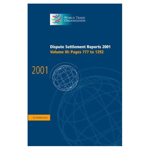 Dispute Settlement Reports 2001