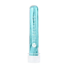 Lacets Plats Blancs Tubelaces Bleu Glacier