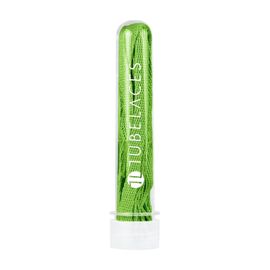 Lacets Plats Blancs Tubelaces Vert Citron