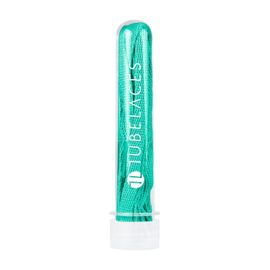 Lacets Plats Blancs Tubelaces Turquoise