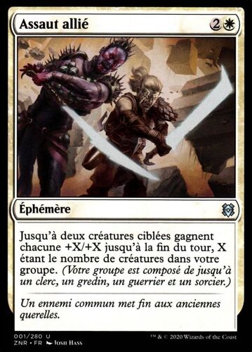 Assaut Allié - Mtg - Renaissance De Zendikar - U - 1/280