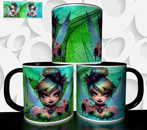 Mug Tasse À Café - Princesse Punk Rock Fee Clochette 2363