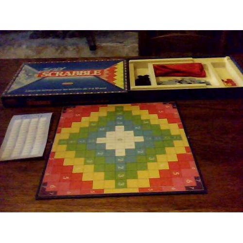 Habourdin Junior De 1989 - Scrabble Ref 516060 - 2 Jeux  De Lettres Sur Plateau (2 En 1) Pour Enfants De 5 A 10 Ans