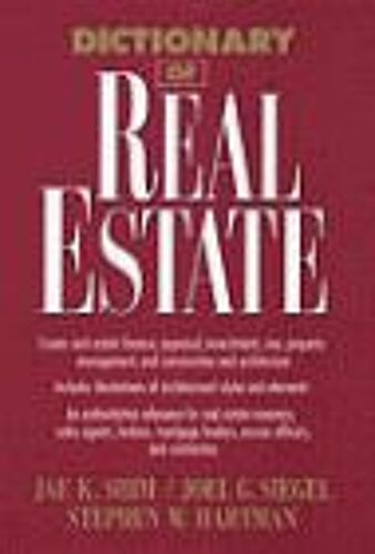 Dictionary Of Real Estate