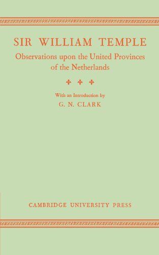 Observations Upon The United Provinces Of The Netherlands