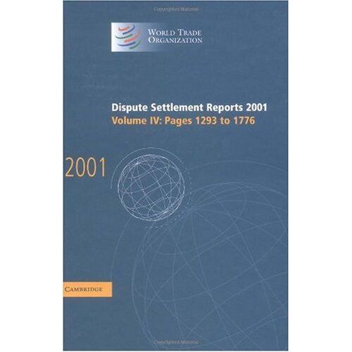 Dispute Settlement Reports 2001