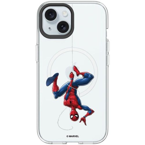 Coque Rhinoshield Crystal-Clear Magsafe Iphone 15 Série Marvel Spiderman
