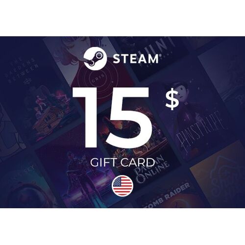 Steam Wallet Gift Card 15 USD Key - UNITED STATES
