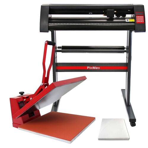 Presse à Chaud pour T-Shirt 50 x 50cm pour Sublimation & Plotter de Découpe de Vinyle