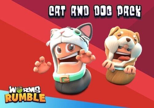 Worms Rumble - Cats & Dogs Double Pack (DLC) (PC) Steam Key - GLOBAL