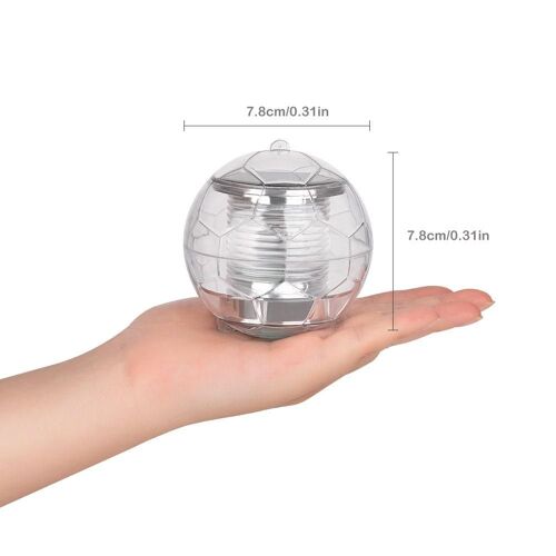 Lampe Solaire Flottante Rgb À Led Colorée, Imperméable Conforme À La Norme Ip68, Luminaire Décoratif D'extérieur, Idéal Pour Une Fontaine Ou Une Piscine