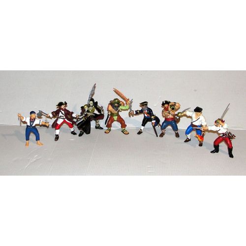 Figurines Pirates Papo Lot 8 Personnages De 99 A 2005