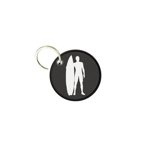 Porte Cles Clé Clefs Rond Imprime Double Face Surf Surfeur