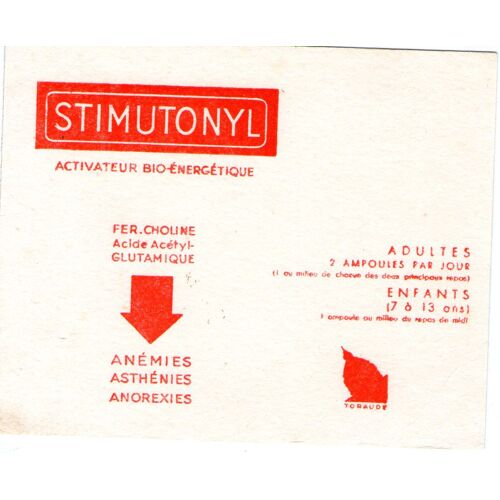Buvard/Activateur Bio-Énergétique Stimutonyl