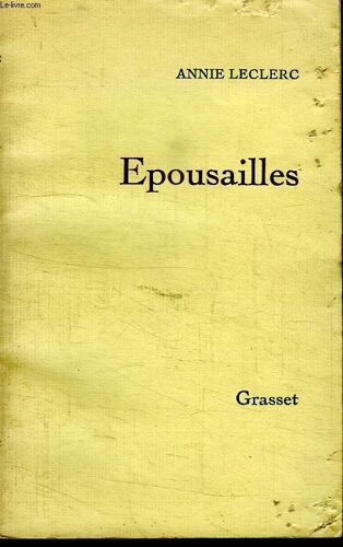 Epousailles.