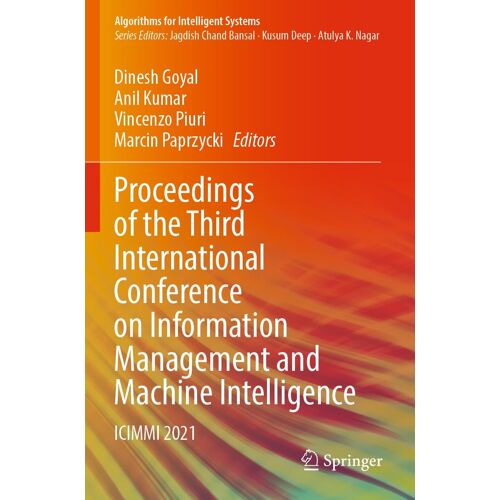 Proceedings Of The Third International Conference On Information Management And Machine Intelligence