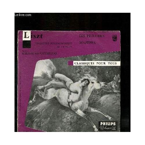 Disque Vinyle 33t Les Preludes, Mazeppa