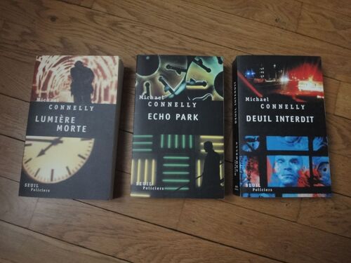 Lot De 3 Livres Policiers De Michael Connelly