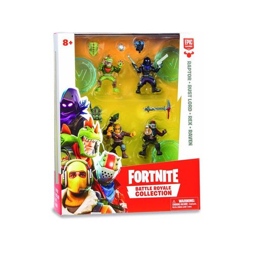 Fortnite Pack 4 Figurines 5 Cm. Édition Limitée Giochi Preziosi Frt14000