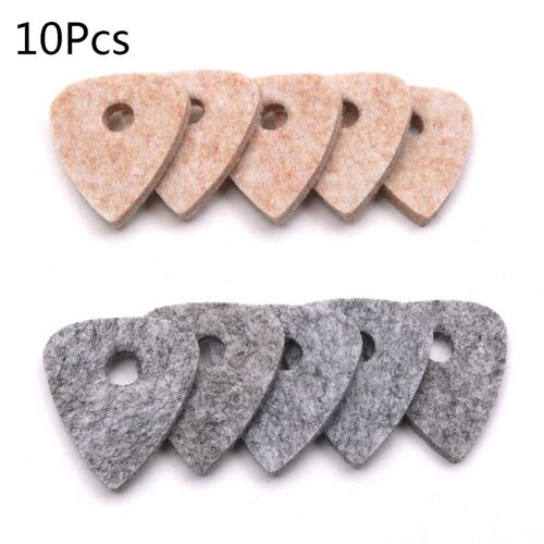 Plectres De Ukulele En Feutre De Laine, 10 Pièces, Sons Acoustiques Pour Concert Soprano Tenor