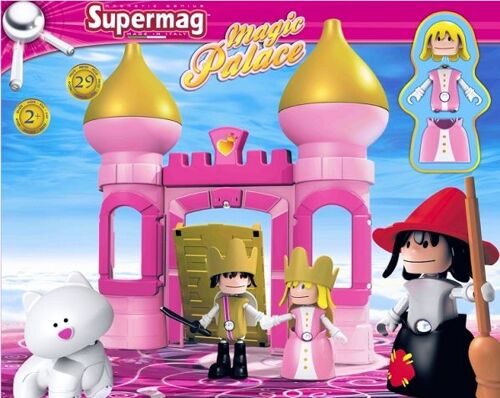Supermag - Château De Princesse -  Jeux Magnétique -  29 Pièces