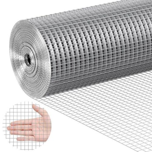Grillage Métallique Soudé-Vevor-915 Mm X 30,48 M-Galvanisé-12,7 X 12,7 Mm-Calibre 19-Cages À Lapins-Jardin-Petits Rongeurs