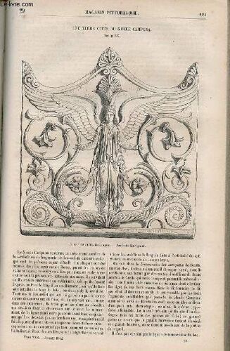 Le Magasin Pittoresque - Livraison N°029 - Une Terre Cuite Du Musée Campana.