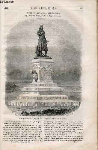 Le Magasin Pittoresque - Livraison N°046 - Statue De Saint Louis À Aigues Mortes.