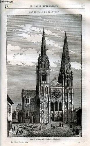 Le Magasin Pittoresque - Livraison N°028 - Cathédrâle De Chartres.
