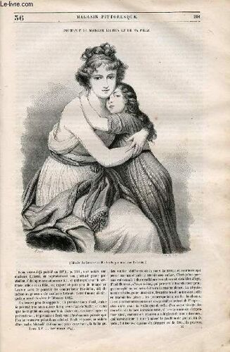 Le Magasin Pittoresque - Livraison N°036 - Portrait De Madame Lebrun Et De Sa Fille.