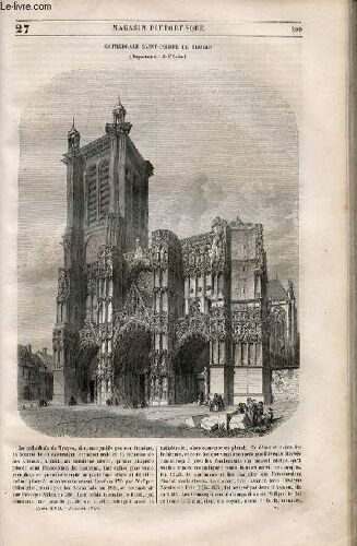 Le Magasin Pittoresque - Livraison N°027 - Cathédrâle Saint Pïerre De Troyes.