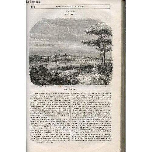 Le Magasin Pittoresque - Livraison N°010 - Bordeaux, Premier Article.