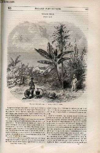 Le Magasin Pittoresque - Livraison N°025 - Village Nègre (Guadeloupe).