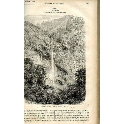 Le Magasin Pittoresque - Livraison N°19 - Tahiti (Polynésie) - La Vallée Et La Cascade De Fautahua.