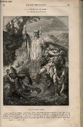 Le Magasin Pittoresque - Livraison N°035 - La Gargouille De Rouen Et Le Privilège De Saint Romain.