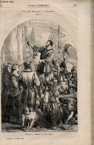 Le Magasin Pittoresque - Livraison N°047 - Une Scène Sur La Place Saint Marc À Venise.