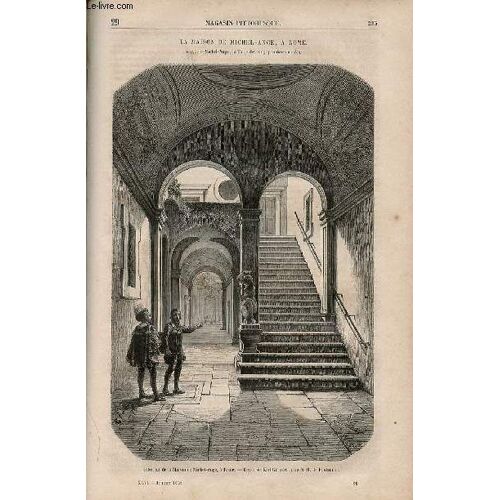 Le Magasin Pittoresque - Livraison N°029 - La Maison De Michel-Ange À Rome.