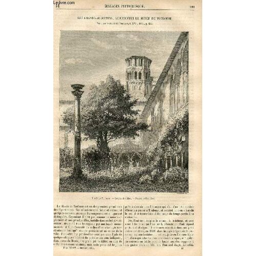Le Magasin Pittoresque - Livraison N°041 - Les Grands- Augustins Aujourd'hui Le Musée De Toulouse.