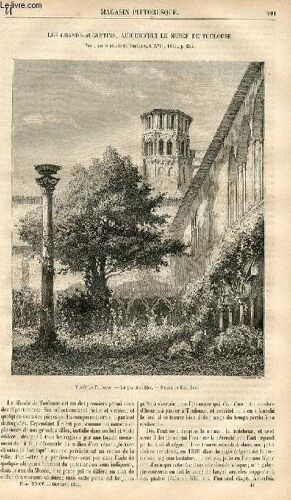Le Magasin Pittoresque - Livraison N°041 - Les Grands- Augustins Aujourd'hui Le Musée De Toulouse.