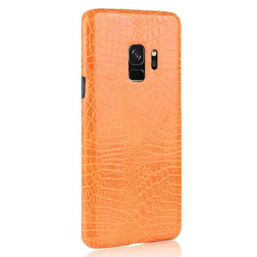 Classique Élégant Étui Pour Samsung Galaxy S9 Anti Éraflure Mode Classique D'alligator Housse De Protection Compatibilité - Couleur Orange