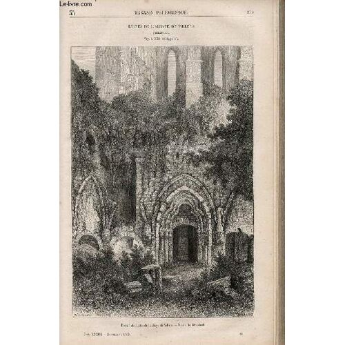 Le Magasin Pittoresque - Livraison N°035 - Ruines De L'abbaye De Villers (Belgique).