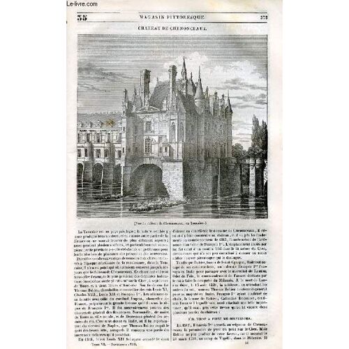 Le Magasin Pittoresque - Livraison N°035 - Château De Chenonceaux.
