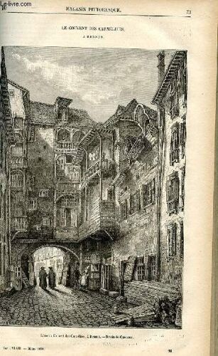 Le Magasin Pittoresque - Livraison N°10 - Le Couvent Des Carmélites À Rennes.