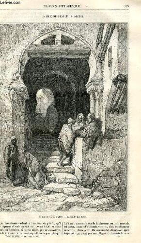 Le Magasin Pittoresque - Livraison N°049 - La Rue Du Diable À Alger.