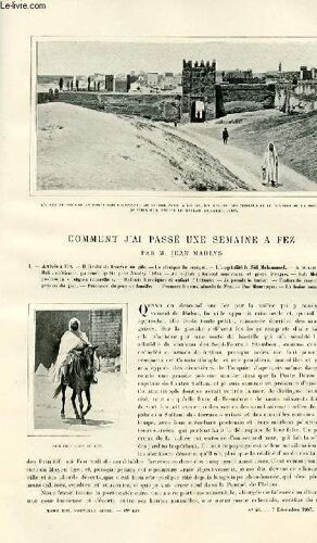 Le Tour Du Monde - Journal Des Voyages - Nouvelle Série- Livraisons N°49 Et 50 - Comment J'ai Passé Une Semaine À Fez Par Jean Marlys