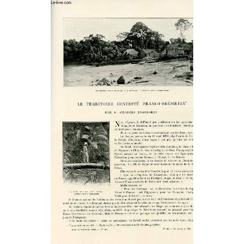 Le Tour Du Monde - Journal Des Voyages - Nouvelle Série- Livraison N°50 - Le Teritoire Contesté Franco-Brésilien Par Georges Brousseau