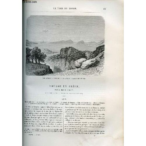 Le Tour Du Monde - Nouveau Journal Des Voyages - Livraison N°957,958 Et 959 - Voyage En Grèce Par Henri Belle (1861-1868-1874).