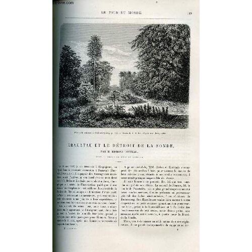 Le Tour Du Monde - Nouveau Journal Des Voyages - Livraison N°1311 - Krakatau Et Le Détroit De La Sonde Par Edmond Cotteau (1884).