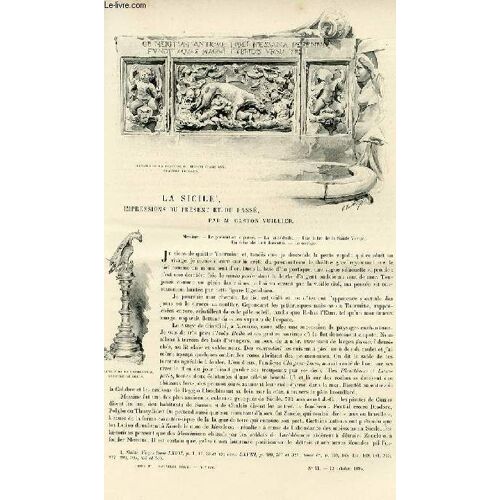 Le Tour Du Monde - Journal Des Voyages - Nouvelle Série- Livraison N°41,42,43,44,45,46 Et 47 - La Sicile,Impressions Du Présent Et Du Passé Par Gaston Vuillier.